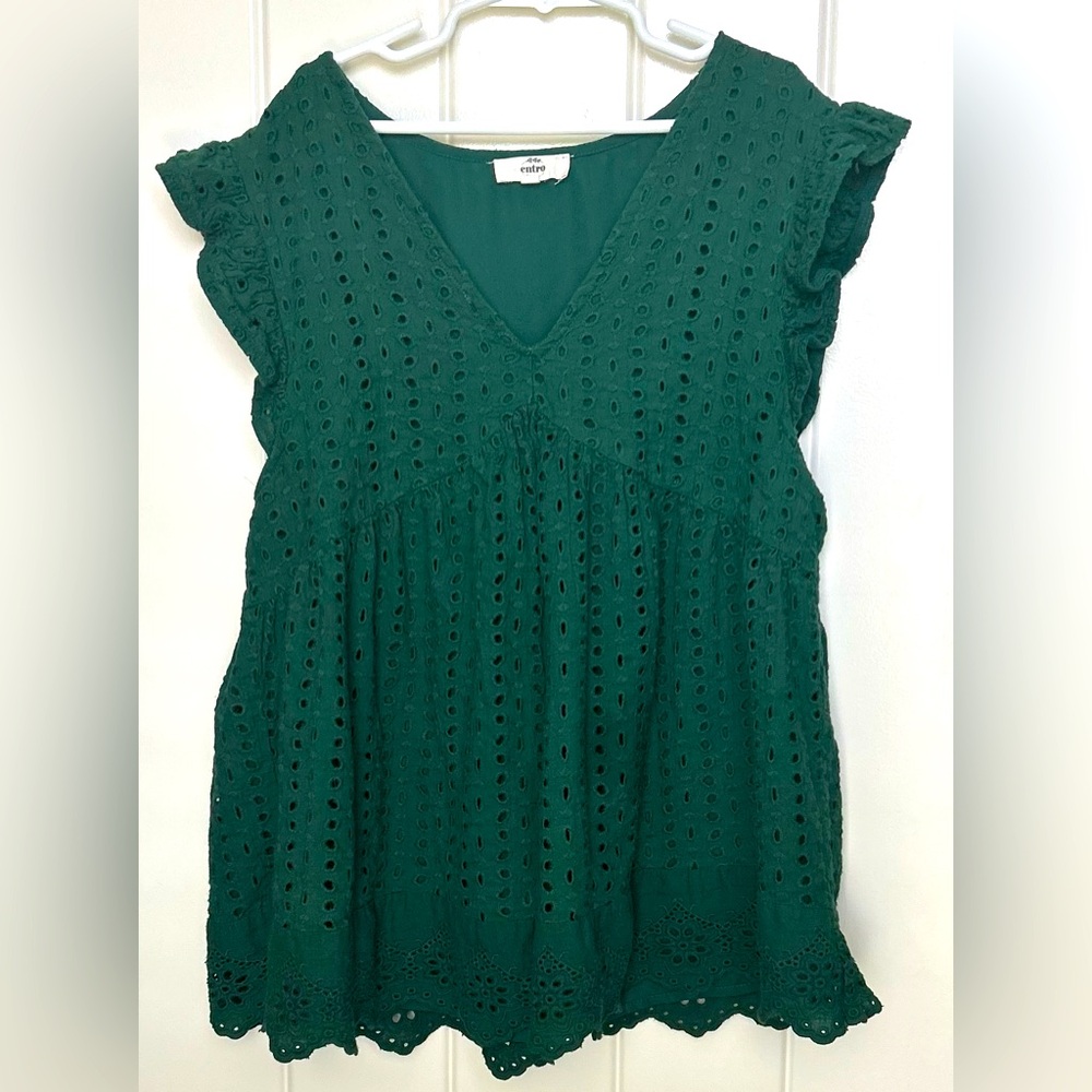 Green Entro blouse